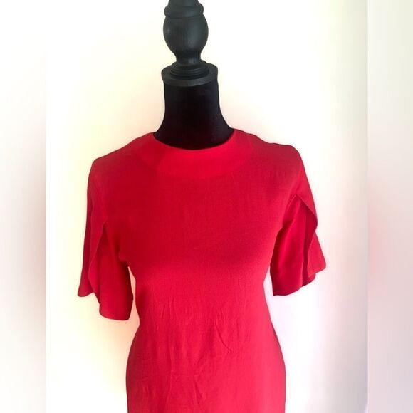 Red mini Swing Babydoll dress & OTHER STORIES size  4 - Picture 3 of 16